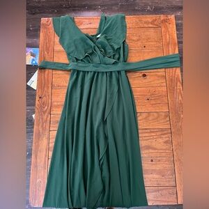 Baltic born kataya ruffle maxi dress size medium